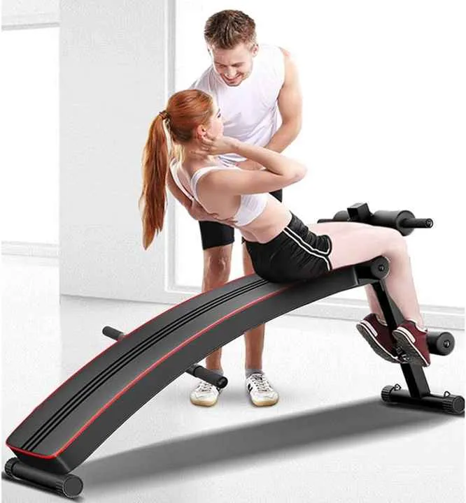 آلة تقوية البطن بلوحة استلقاء آلة البطن جهاز . Abdominal Strengthening Machine with Lie-in Board