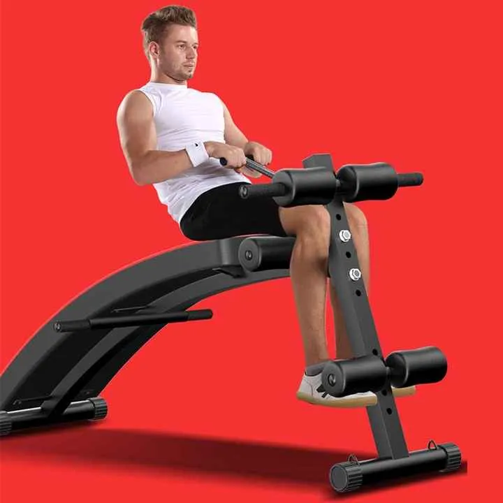آلة تقوية البطن بلوحة استلقاء آلة البطن جهاز . Abdominal Strengthening Machine with Lie-in Board