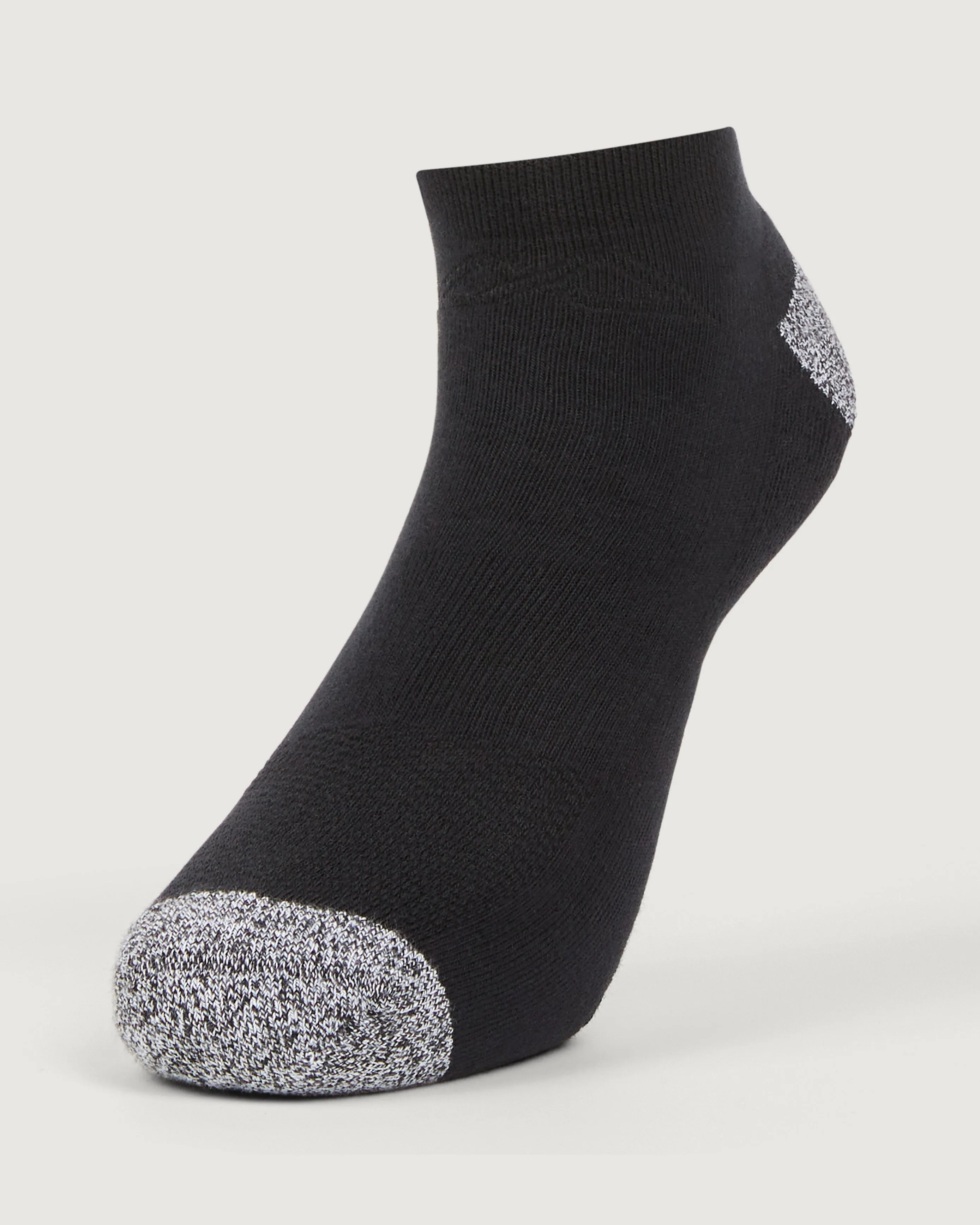 Accion driMOTION Low Cut Socks - 3 Pack - Black/White/Blush Pink