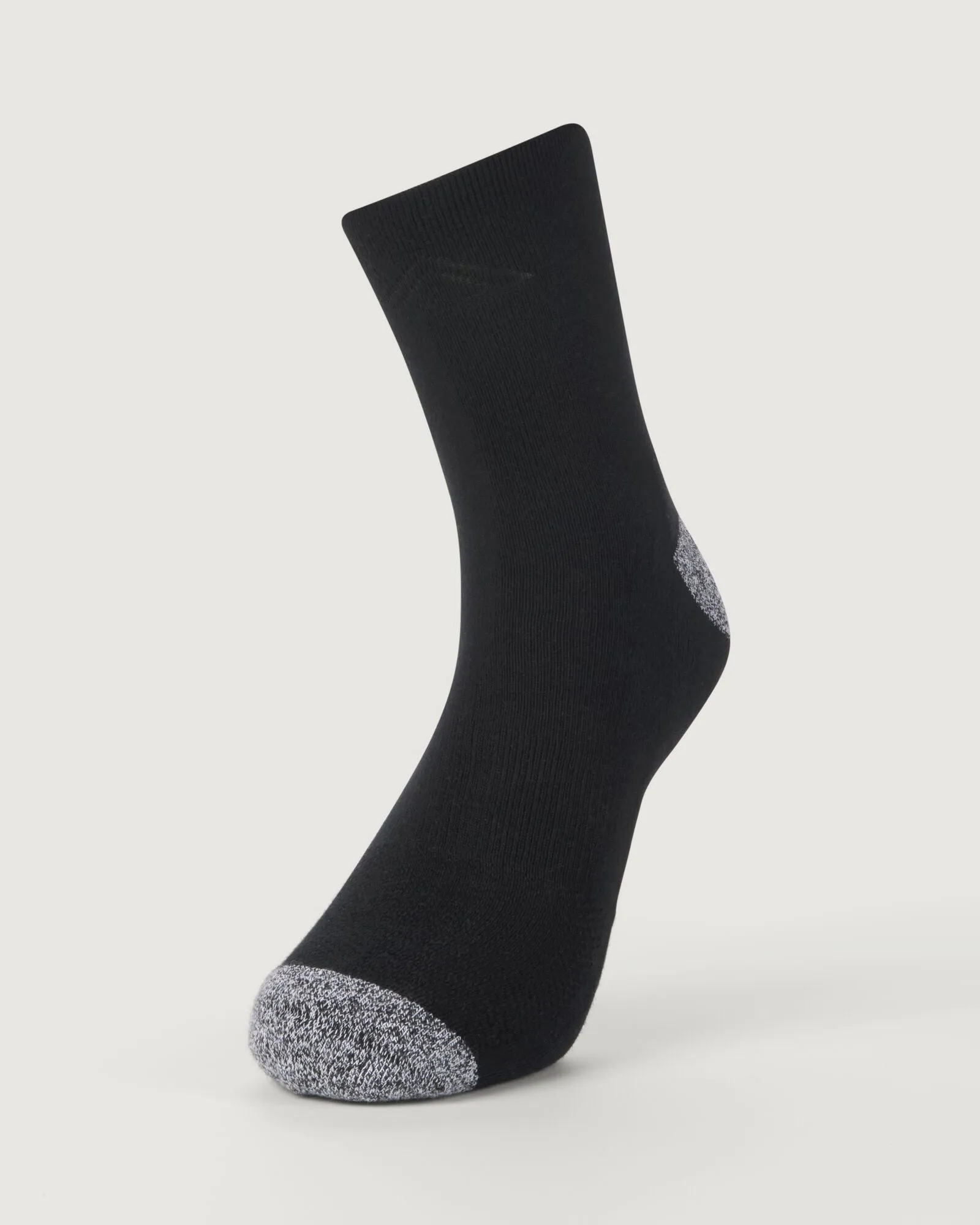 Accion driMOTION Quarter Crew Socks - 2 Pack - Black/Blueridge