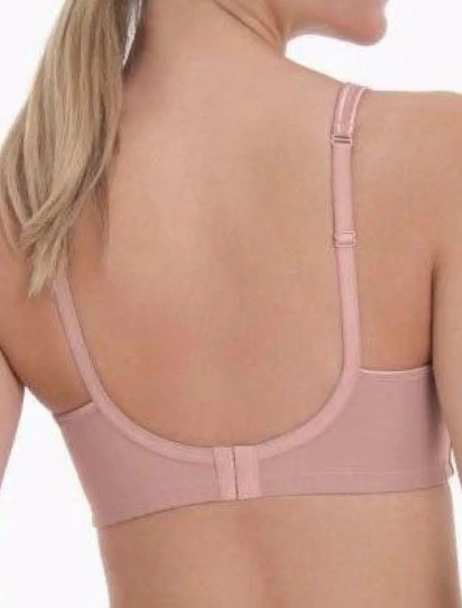 Anita Care Tonya Contour Padded WireFree Bra, Rosewood | Rose Pink Mastectomy Bra | Anita Tonya Mastectomy Bra