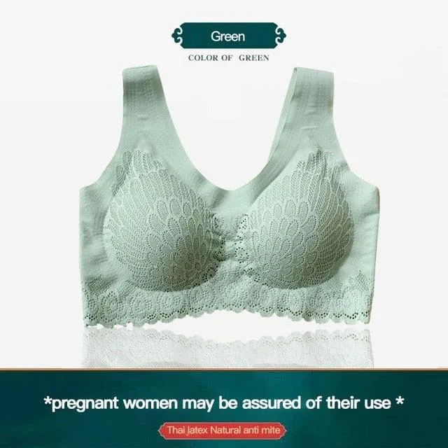 Bras for Women Hot Top Newest 5D Wireless Contour Bra Lace Breathable Underwear Seamless for Running Top