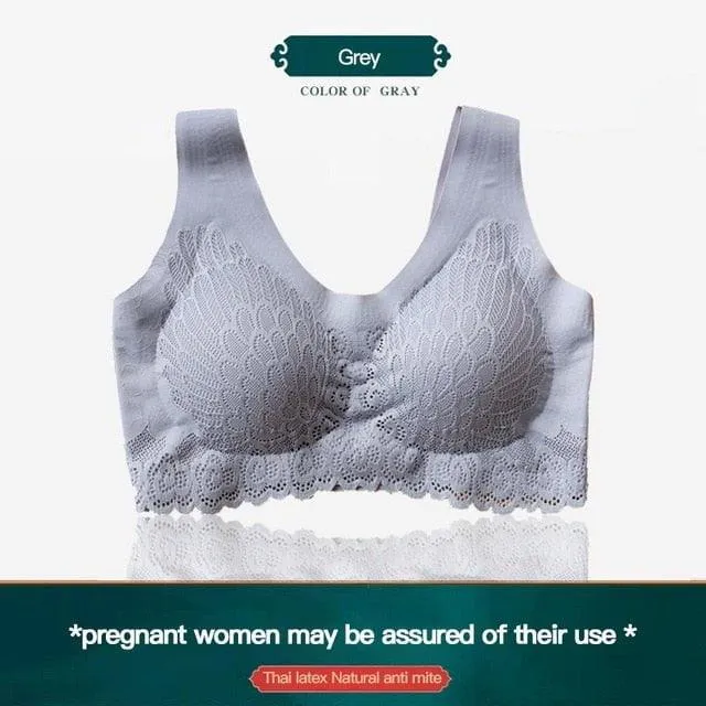 Bras for Women Hot Top Newest 5D Wireless Contour Bra Lace Breathable Underwear Seamless for Running Top