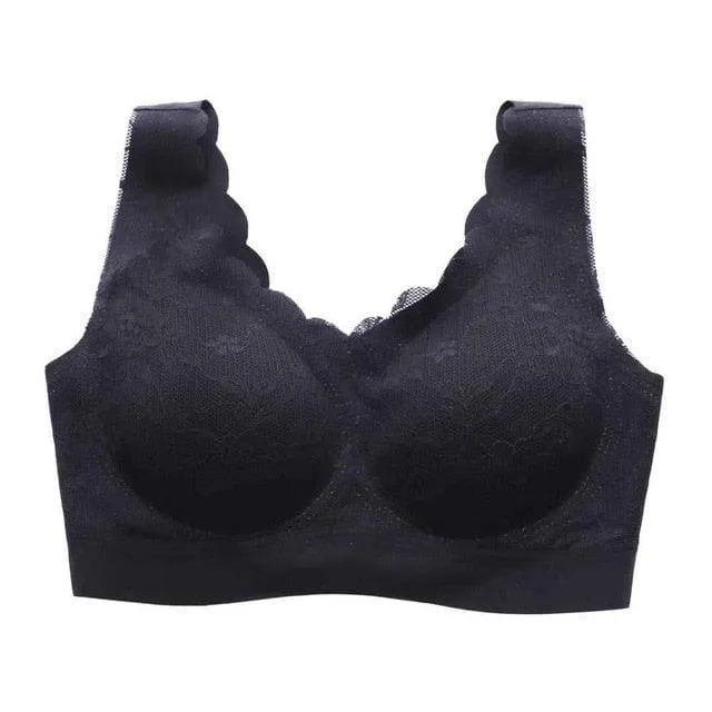 Bras for Women Hot Top Newest 5D Wireless Contour Bra Lace Breathable Underwear Seamless for Running Top