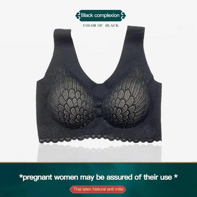 Bras for Women Hot Top Newest 5D Wireless Contour Bra Lace Breathable Underwear Seamless for Running Top