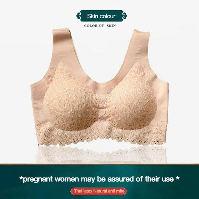 Bras for Women Hot Top Newest 5D Wireless Contour Bra Lace Breathable Underwear Seamless for Running Top