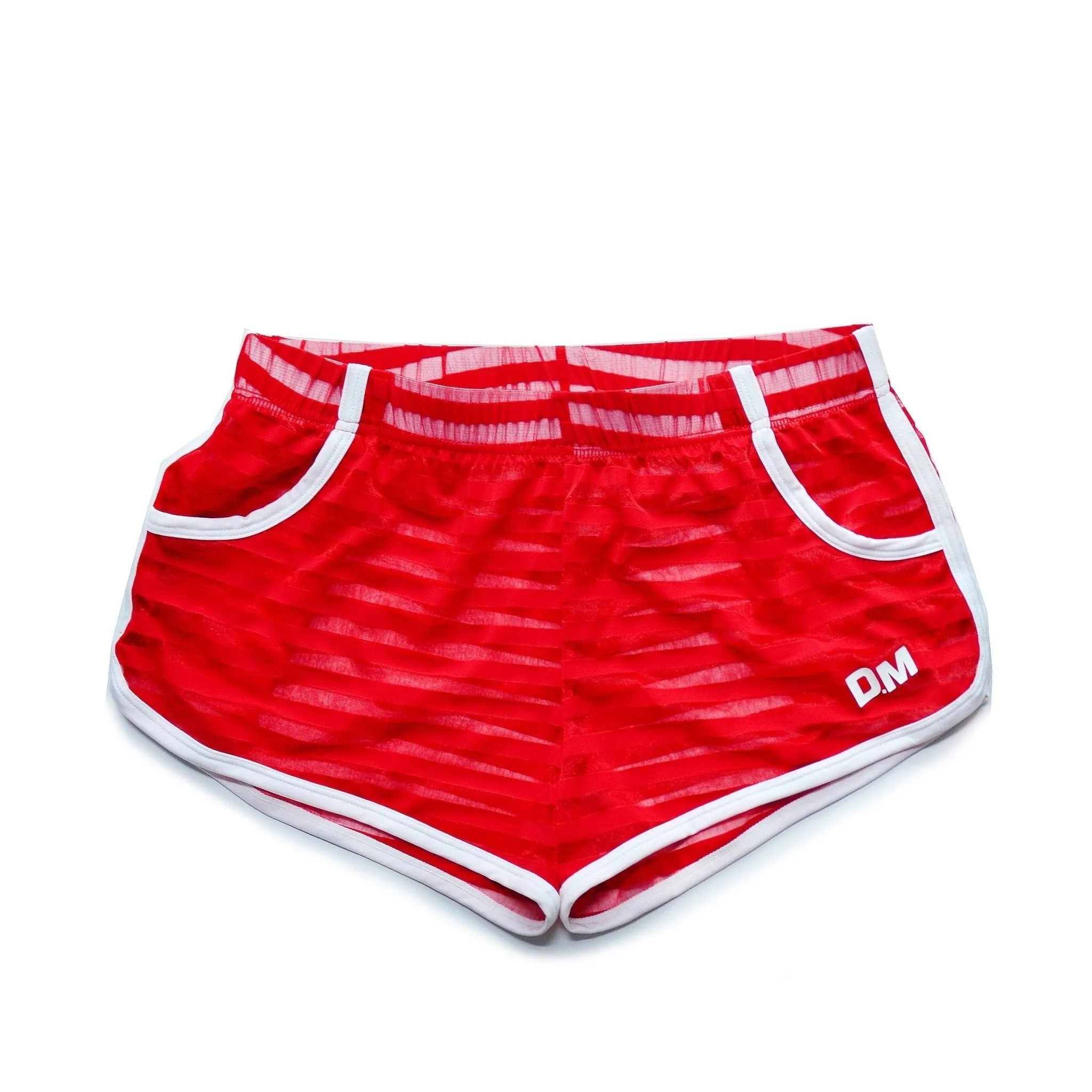 DM Striped Mesh Running Shorts