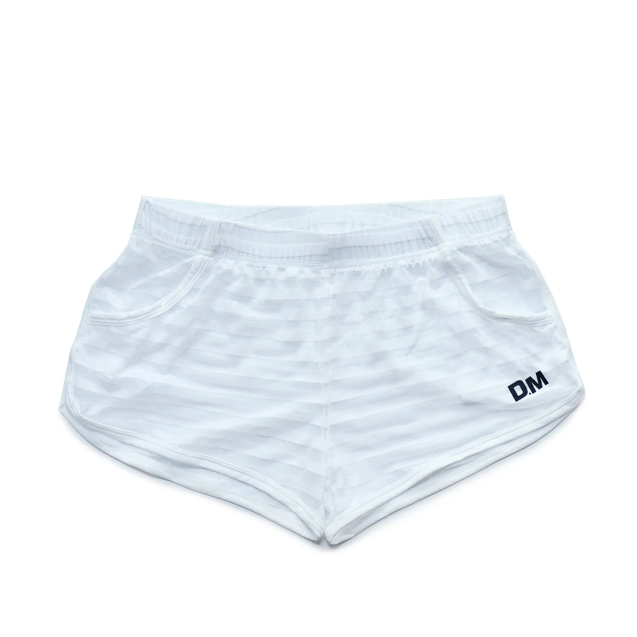 DM Striped Mesh Running Shorts