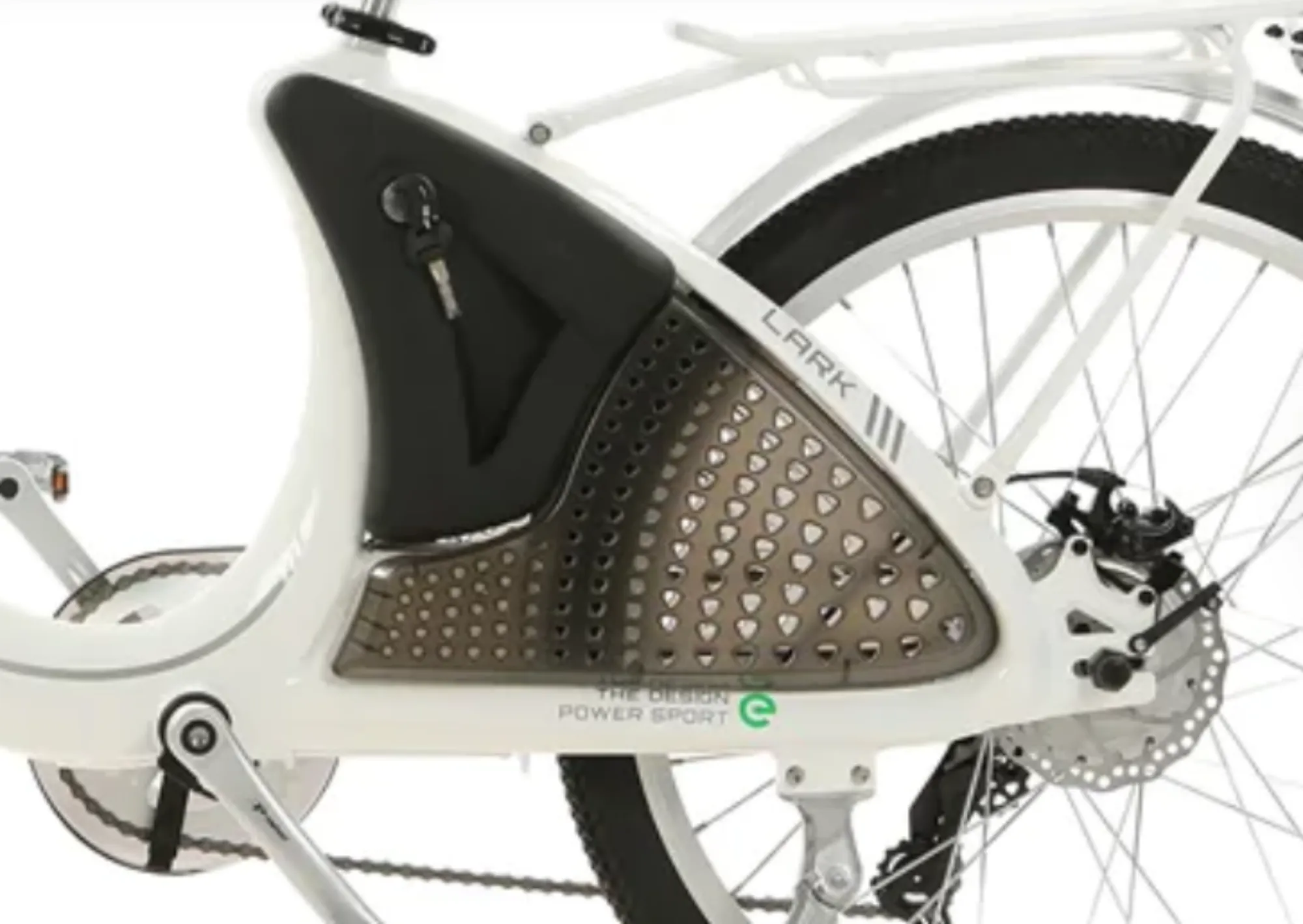Ecotric 500W Lark Women's City Electric Bike - White