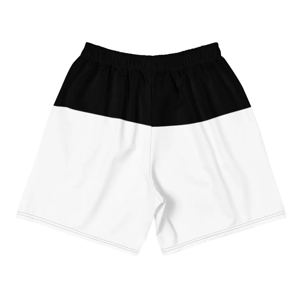 'Jamaican Logo' men's athleisure shorts (white)