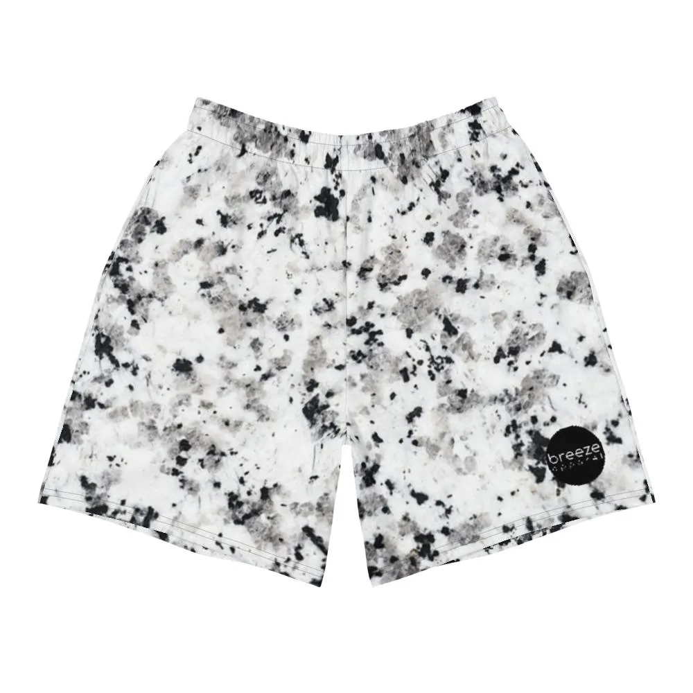 'Marble' men's athleisure shorts