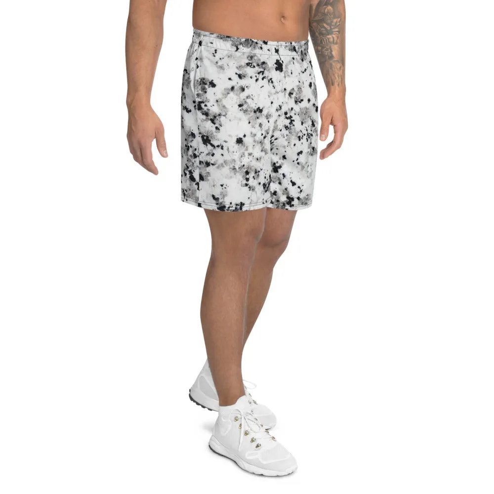 'Marble' men's athleisure shorts