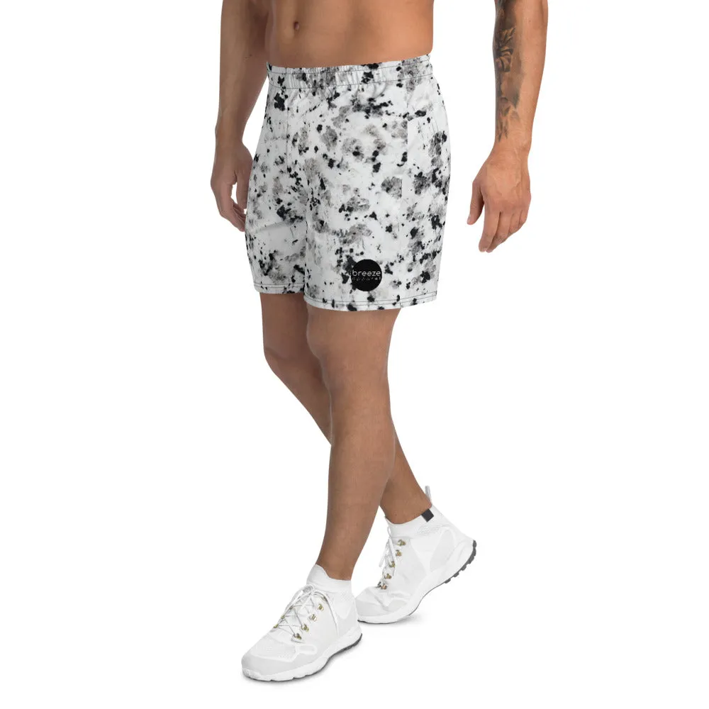'Marble' men's athleisure shorts