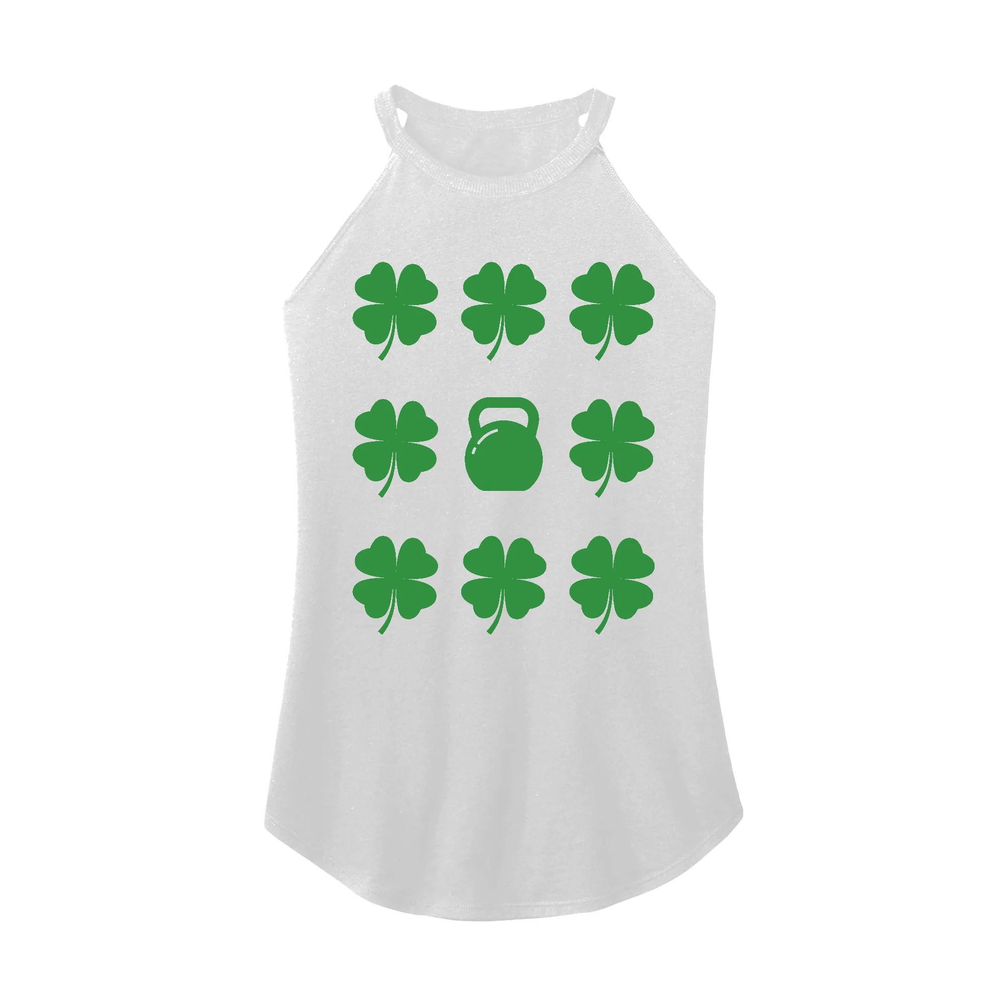 Shamrocks and Kettlebells Rocker Tank