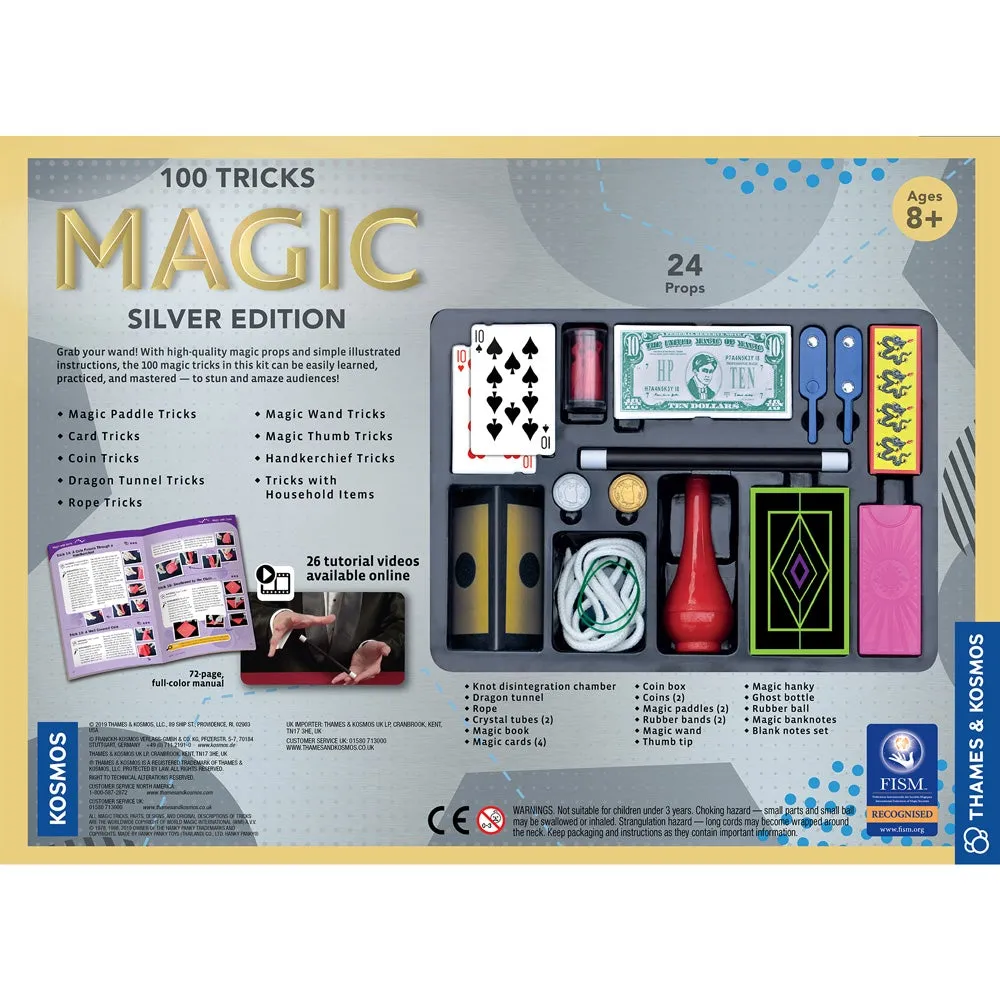 Thames & Kosmos Magic Kit Silver Edition 100 Tricks